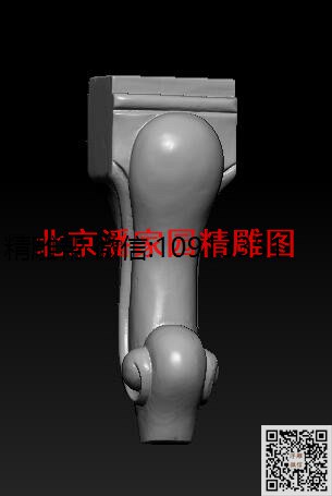 展成 第35批3-5_圆雕图立体雕花桌腿3d打印洋花沙发腿圆柱木雕柱腿精雕图浮雕图